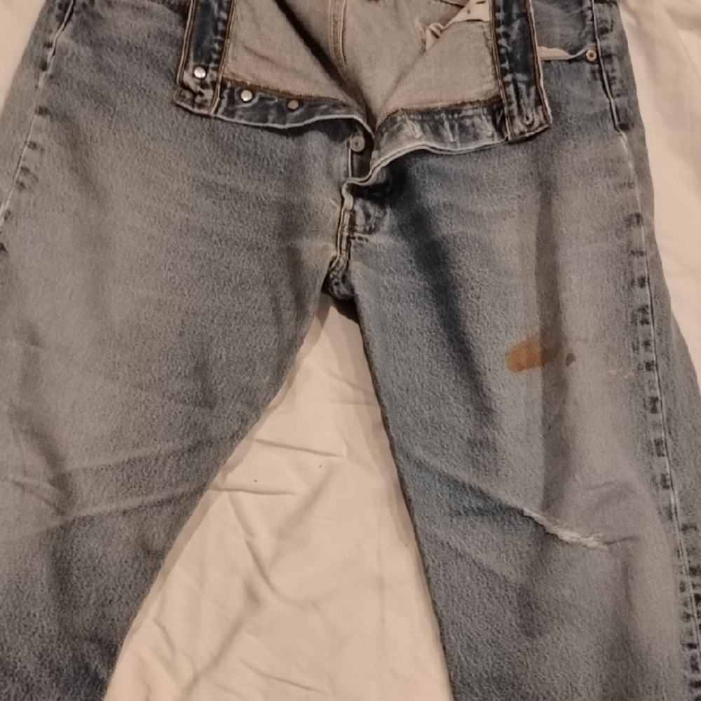 Levi's Light Blue Relaxed Fit Jeans Some Stainsa